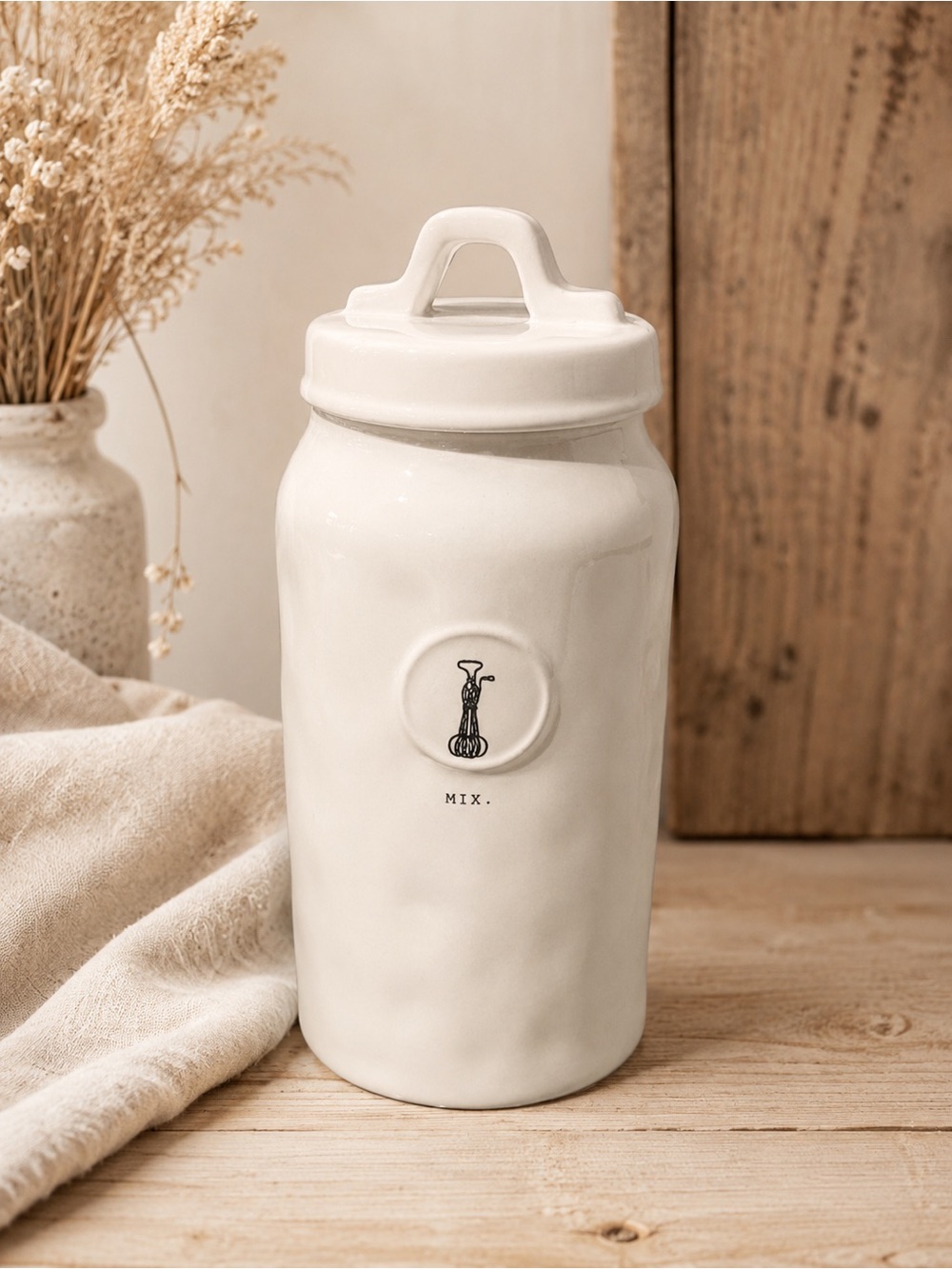 Rae Dunn Canister Icon OG Mix Farmhouse  Kitchen Home Jar